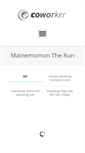 Mobile Screenshot of mainemomontherun.com